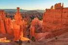 Thors Hammer and colorful hoodoos at Sunrise Point-Bryce Canyon NP-Utah Art Print